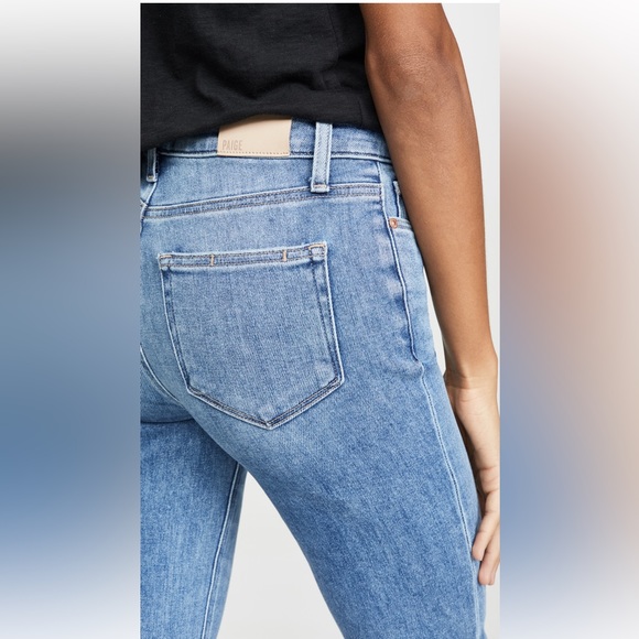 Paige Cindy Destroyed Hem Jeans - Picture 3 of 15